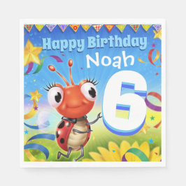 Anpassningsbar Födelsedagsfest papprare napkinson  Pappersservett