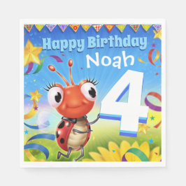 Anpassningsbar Födelsedagsfest papprare napkinson  Pappersservett