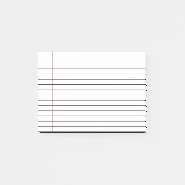 Anpassningsbar fodrat klibbigt post-it block (Framsida)