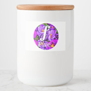 Anpassningsbar Food Container-etikett Mat Etiketter