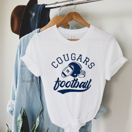 Anpassningsbar Football Team med spelarnummer T Shirt