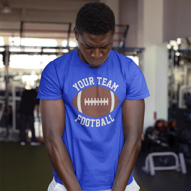 Anpassningsbar Football Team Namn + Player Namn oc T Shirt (Custom football team t-shirts.)