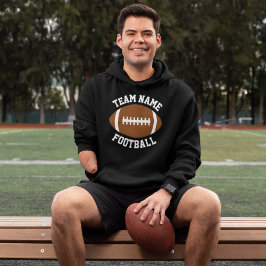 Anpassningsbar Football Team Namn, Player Namn och Hoodie