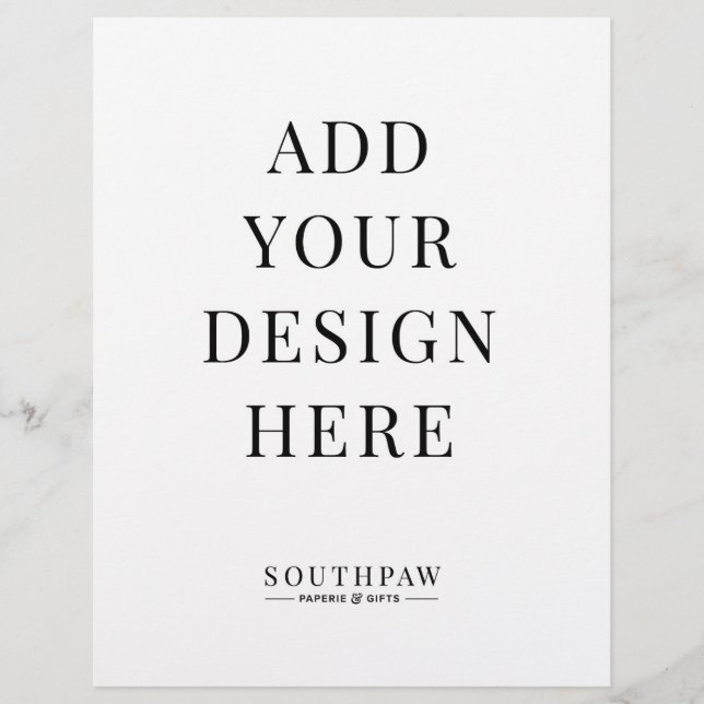 anpassningsbar för 8,5 x 11-tums Bröllop-tecken (Framsida)