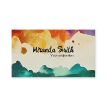 Anpassningsbar för abstraktens vattenfärg QR-kod