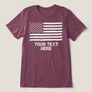 ANPASSNINGSBAR för ändringsbar Personlig i USA Fla T Shirt