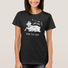 Anpassningsbar för Aries Ram Constellation Birthda T Shirt