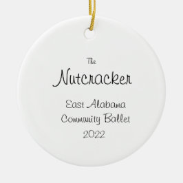 Anpassningsbar för Ashley B. #2 (ta 2) Julgransprydnad Keramik