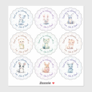 Anpassningsbar för av utmatade djur klistermärken