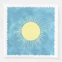 Anpassningsbar för bakgrundsbelysning för solskens pappersservett