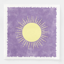 Anpassningsbar för bakgrundsbelysning för solskens pappersservett