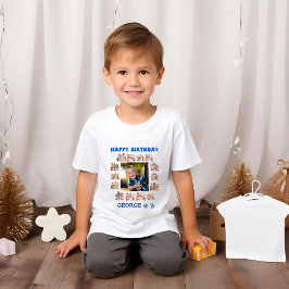 Anpassningsbar för barn i Party- Fotofödelsedag T Shirt