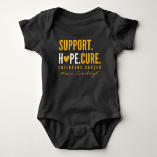 anpassningsbar för barncancer Baby Bodykosten 1-Bi T Shirt