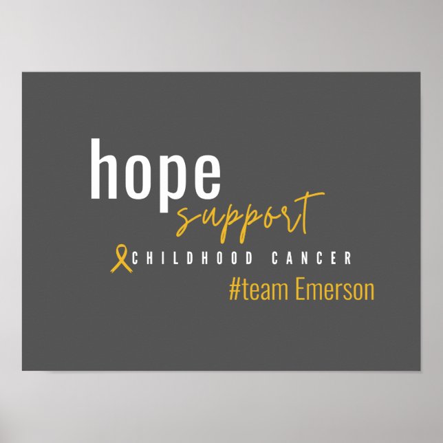 anpassningsbar för barncancer #team namn Poster oc (Framsidan)
