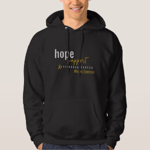 anpassningsbar för barncancer #team namn Pullover Hoodie