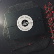 anpassningsbar för benvit logotyp - företagsmärke