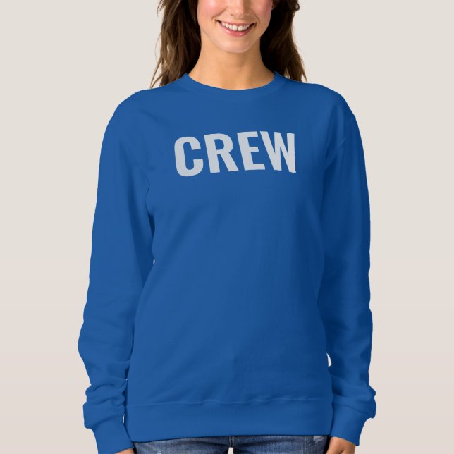 Anpassningsbar för besättningsgrupp, framsida och  t shirt (Framsida)