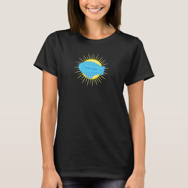 Anpassningsbar för Blimp Balloon T Shirt (Framsida)