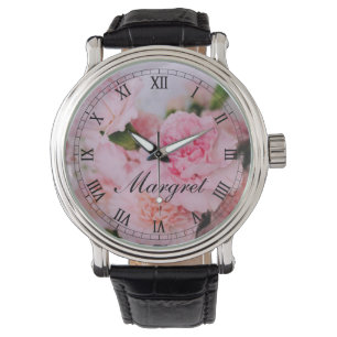 anpassningsbar för blommigt av fotografik i vintag armbandsur