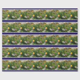 Anpassningsbar för blommigt - radbrytning Papper Presentpapper