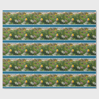 Anpassningsbar för blommigt - radbrytning Papper Presentpapper