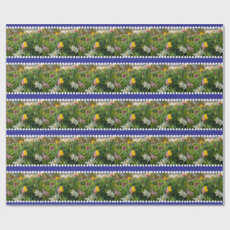 Anpassningsbar för blommigt - radbrytning Papper Presentpapper