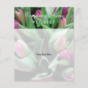 Anpassningsbar för blomsteraffärer flygblad