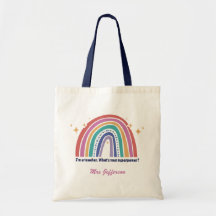 Anpassningsbar för Boho Rainbow Funny och Chic Tea