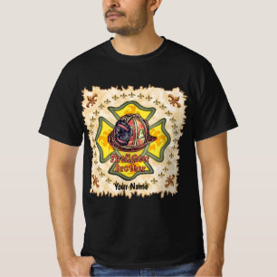 Anpassningsbar för brandbekämpningsbror t shirt