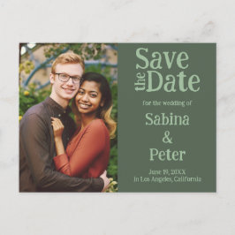 Anpassningsbar för bröllopsinbjudan - foto SPARA D Meddelande Vykort