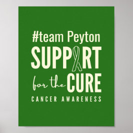 anpassningsbar för cancermedvetenhet #team namn Po Poster