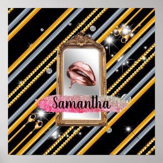Anpassningsbar för Chic av vacker gift-Elegant Poster