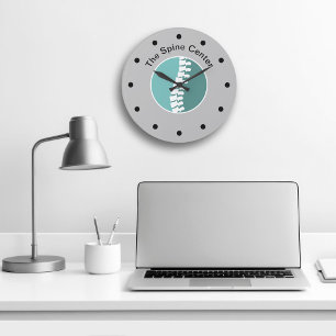 Anpassningsbar för Chiroprator Office Wall Clocks Stor Klocka