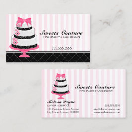 Anpassningsbar för Couturetårtabageri Visitkort