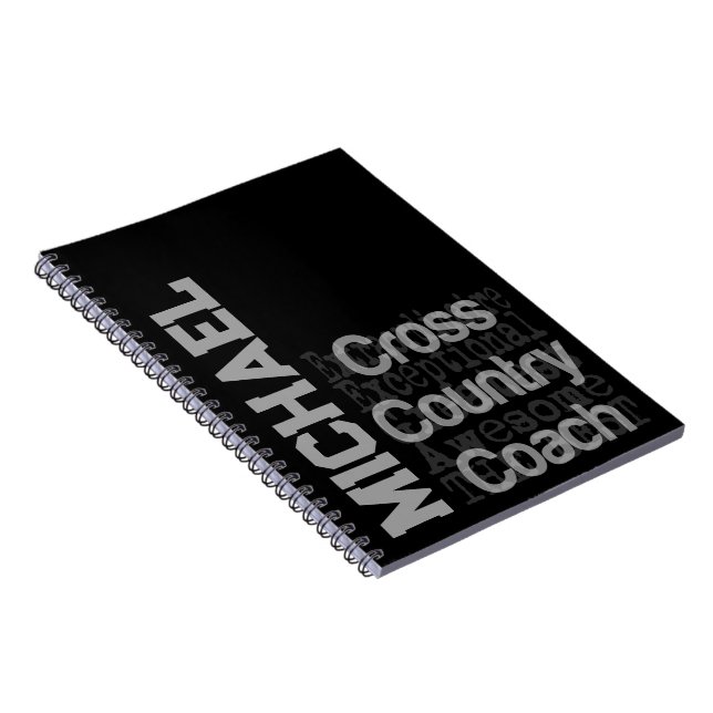 ANPASSNINGSBAR för cross country Coach Extraordina Anteckningsbok (Högra Sidan)