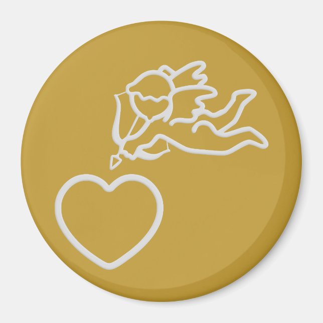 Anpassningsbar för cupid-Strejkor Magnet (Framsidan)