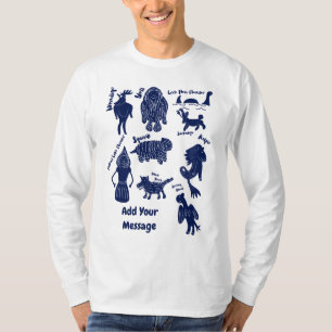 Anpassningsbar för Cute Tecknad Cryptids Guide Gra T Shirt