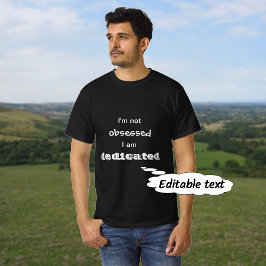 Anpassningsbar för dedikerad, ej besatt, rolig cit tee shirt