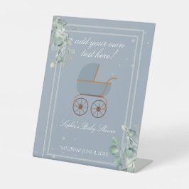 Anpassningsbar för Dusty Blue Baby Carriage