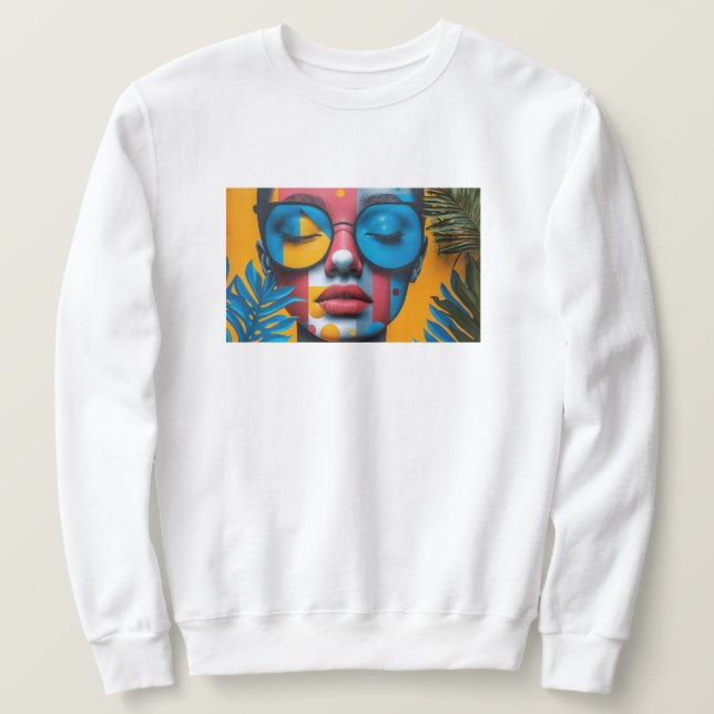 Anpassningsbar för elegant Lägg till din egen foto Lång Ärmad Tröja (Design framsida)