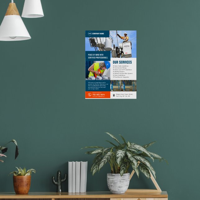 Anpassningsbar för elförsörjning till uppdragsgiva poster (Vardagsrum 1)