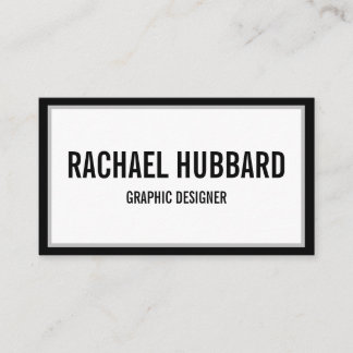 Anpassningsbar för enkel modern Elegant Qr-kod Visitkort