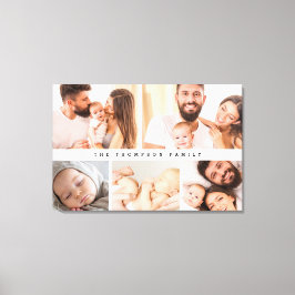 Anpassningsbar för enkel modern familjesamling för canvastryck