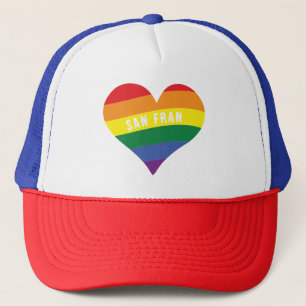 Anpassningsbar för färgat HBT-Pride + Rainbow HEAR Keps