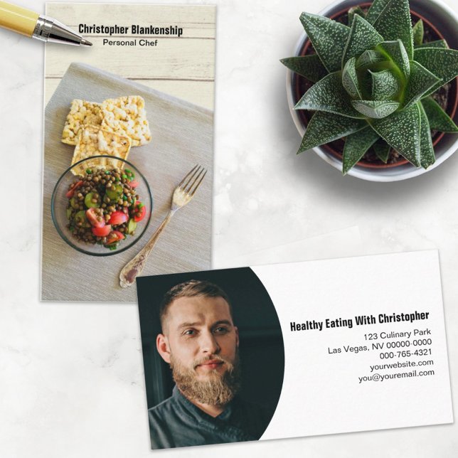 Anpassningsbar för fastsättning av Bord-måltider Visitkort (Skapare uppladdad)