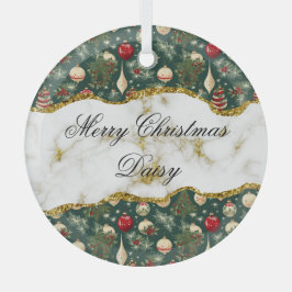 Anpassningsbar för Festive Grönt Julgran Dekoratio Julgransdekoration