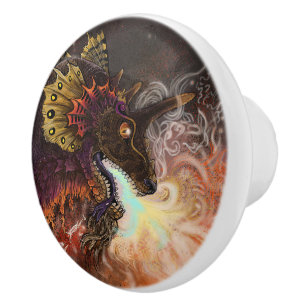 Anpassningsbar för Fire Spitter Dragon Knopp