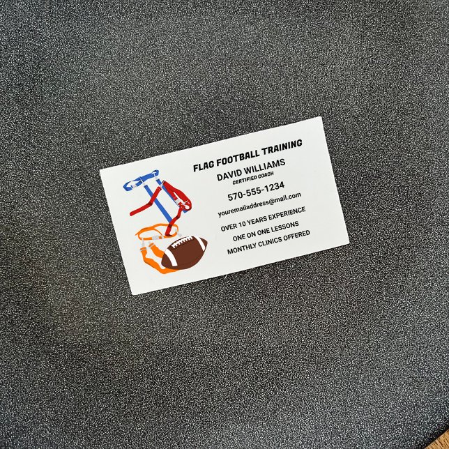 Anpassningsbar för flagga tränare för tränare för  visitkort (Skapare uppladdad)