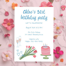 Anpassningsbar för Flickaktigt av vismisk Födelsed Inbjudningar