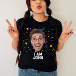 Anpassningsbar för Födelsedagsfest av funktionell  T Shirt<br><div class="desc">Injicera en dos skratt och personlig roligt i födelsedagskalan med vår Anpassningsbar för Födelsedagsfest av Personlig Photo T- Shirt. Den här skjortan är inte bara en vanlig födelsedagstest. Det är ett superskoj och ett minnesvärt sätt att fira hedersgästen. Med en lustig stil för födelsedagspressmatchning kan du anpassa skjortan med födelsedagsansättarens...</div>